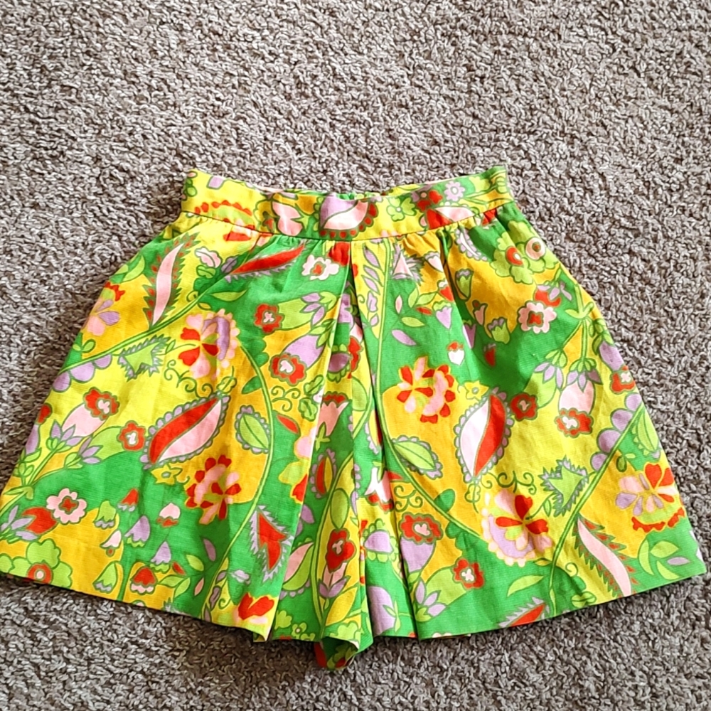 Vtg 70s psychedelic lanz original culottes